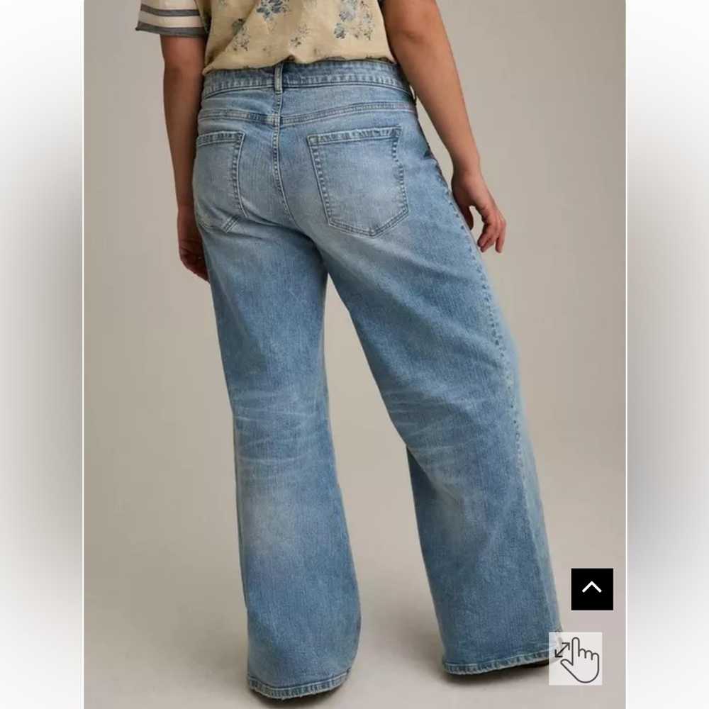 Torrid Festi Baggy Low-Rise Wide Leg Jean size 20s - Picture 3 of 7